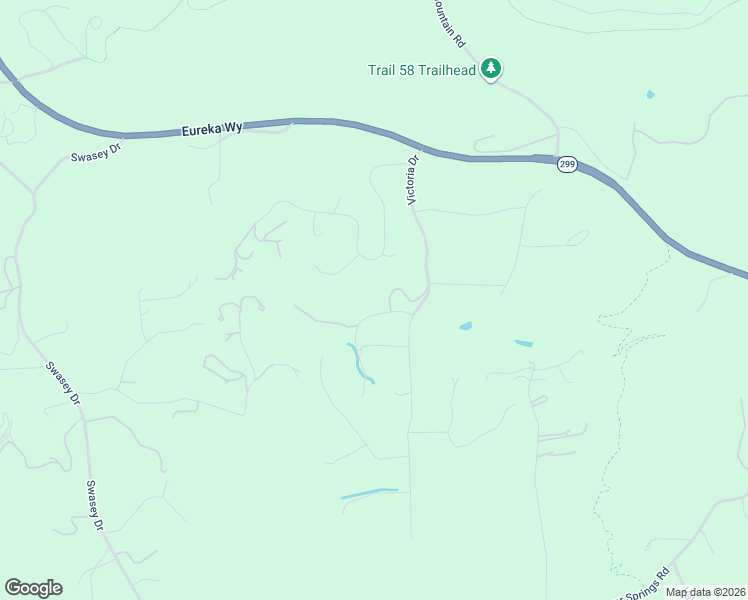 map of restaurants, bars, coffee shops, grocery stores, and more near 15994 Ganim Ln in Redding