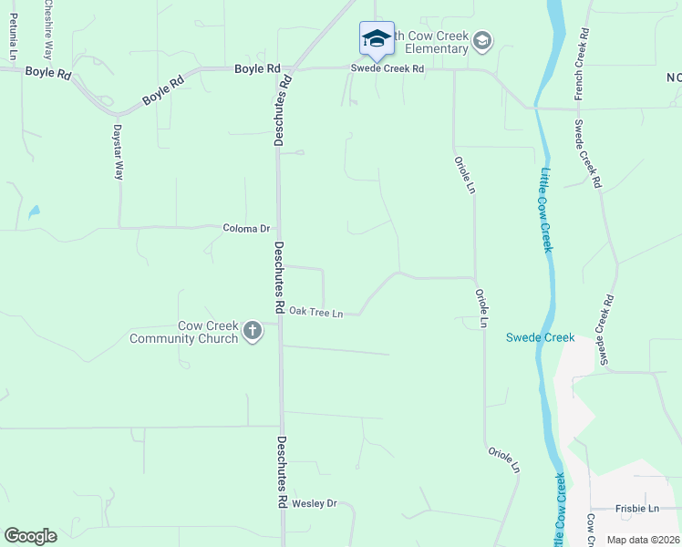 map of restaurants, bars, coffee shops, grocery stores, and more near 10241 Deschutes Road in Palo Cedro