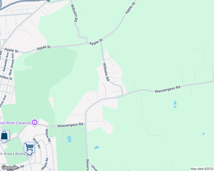 map of restaurants, bars, coffee shops, grocery stores, and more near 3666 Wilhelm Road in Hellertown