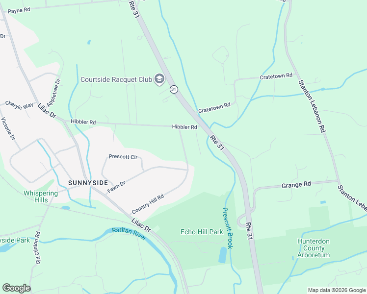 map of restaurants, bars, coffee shops, grocery stores, and more near 6 Country Hill Road in Lebanon