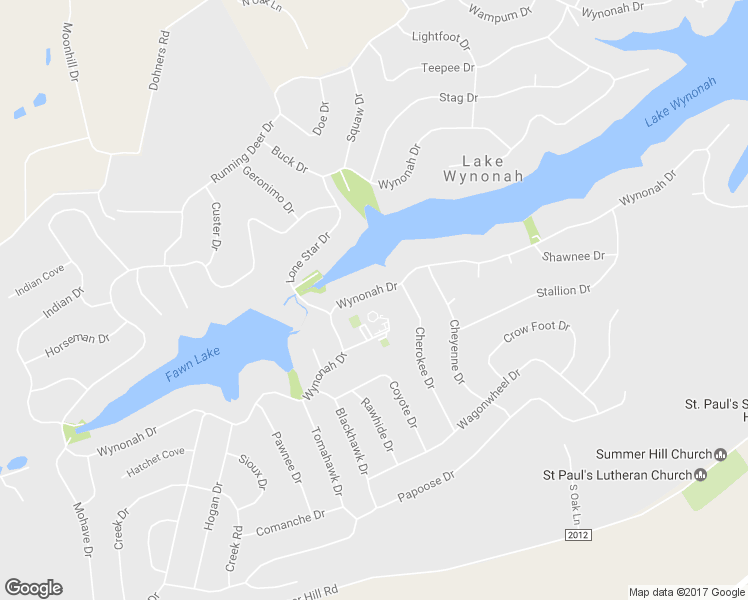 map of restaurants, bars, coffee shops, grocery stores, and more near 2546 Wynonah Drive in Auburn