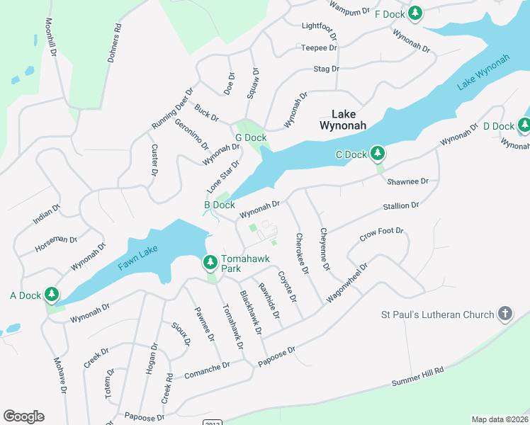 map of restaurants, bars, coffee shops, grocery stores, and more near 2546 Wynonah Drive in Auburn