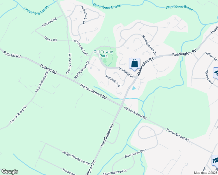 map of restaurants, bars, coffee shops, grocery stores, and more near 15 Buffalo Hollow Road in Somerville