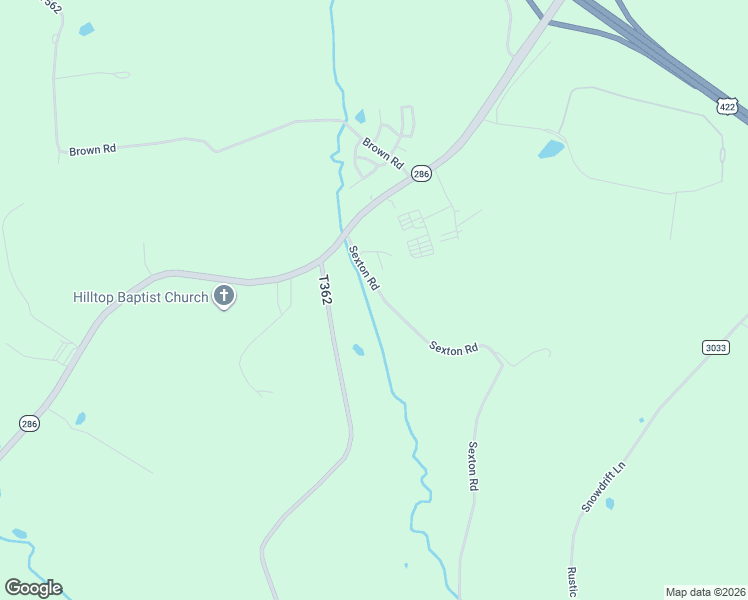 map of restaurants, bars, coffee shops, grocery stores, and more near 55 Sexton Road in Indiana