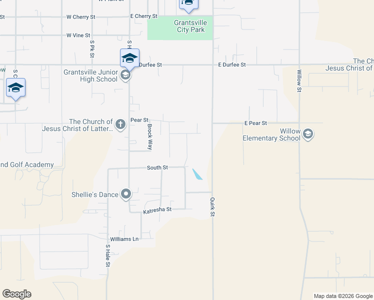 map of restaurants, bars, coffee shops, grocery stores, and more near South High Pasture Way in Grantsville