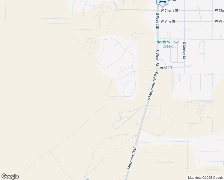 map of restaurants, bars, coffee shops, grocery stores, and more near 443 South McBride Drive in Grantsville