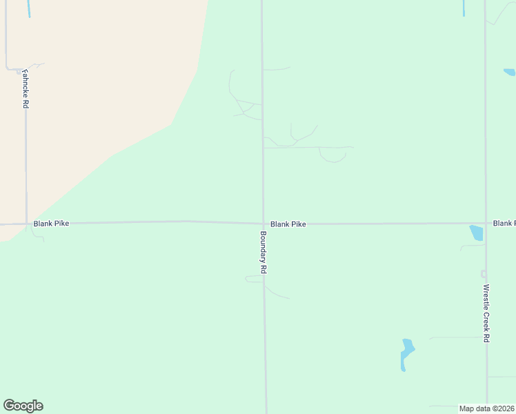 map of restaurants, bars, coffee shops, grocery stores, and more near 16093 Boundary Road in Wapakoneta