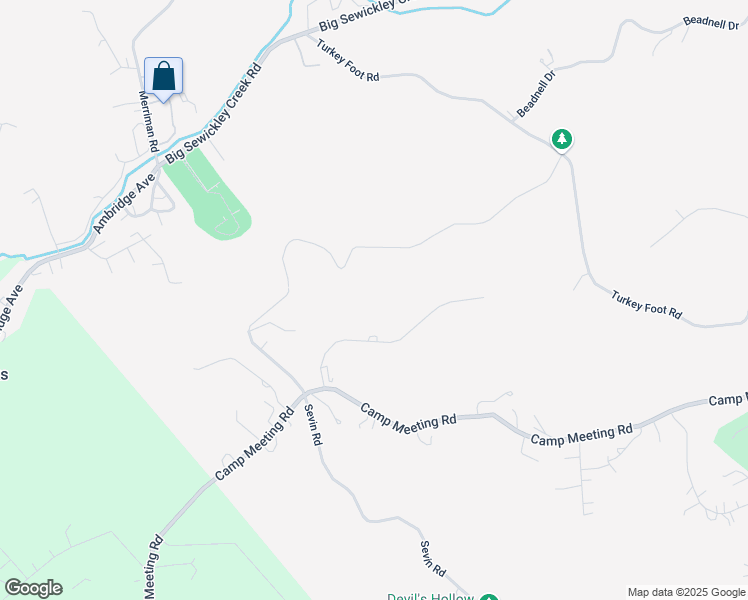 map of restaurants, bars, coffee shops, grocery stores, and more near 141 Sevin Road in Sewickley