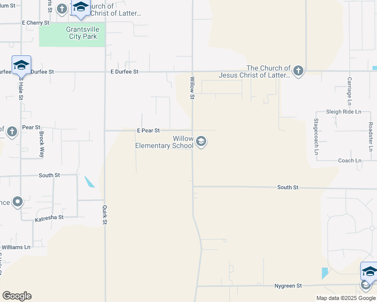 map of restaurants, bars, coffee shops, grocery stores, and more near 348 Dutton Court in Grantsville