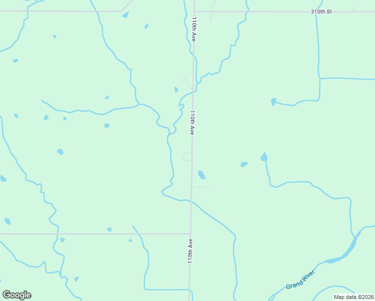 map of restaurants, bars, coffee shops, grocery stores, and more near 3167 110th Avenue in Blockton