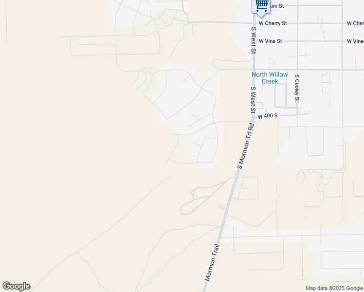 map of restaurants, bars, coffee shops, grocery stores, and more near 431 South McBride Drive in Grantsville