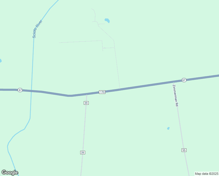 map of restaurants, bars, coffee shops, grocery stores, and more near 3353 Ohio 67 in Belle Center