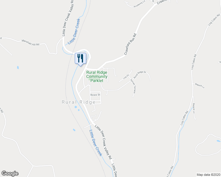 map of restaurants, bars, coffee shops, grocery stores, and more near 1020 Rural Ridge Drive in Cheswick