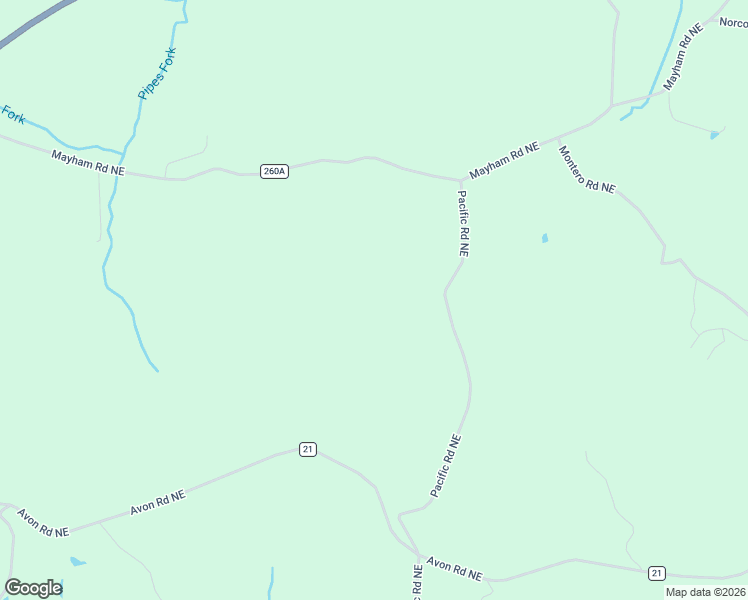 map of restaurants, bars, coffee shops, grocery stores, and more near 1105 Pacific Road Northeast in Carrollton