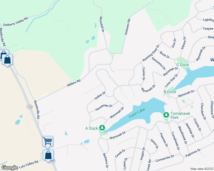 map of restaurants, bars, coffee shops, grocery stores, and more near 1099 Indian Drive in Auburn