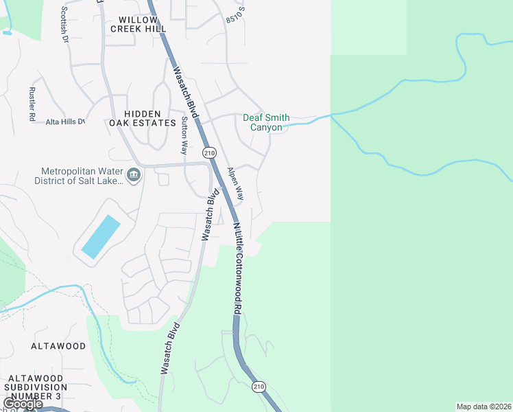 map of restaurants, bars, coffee shops, grocery stores, and more near 9011 Kings Hill Drive in Cottonwood Heights