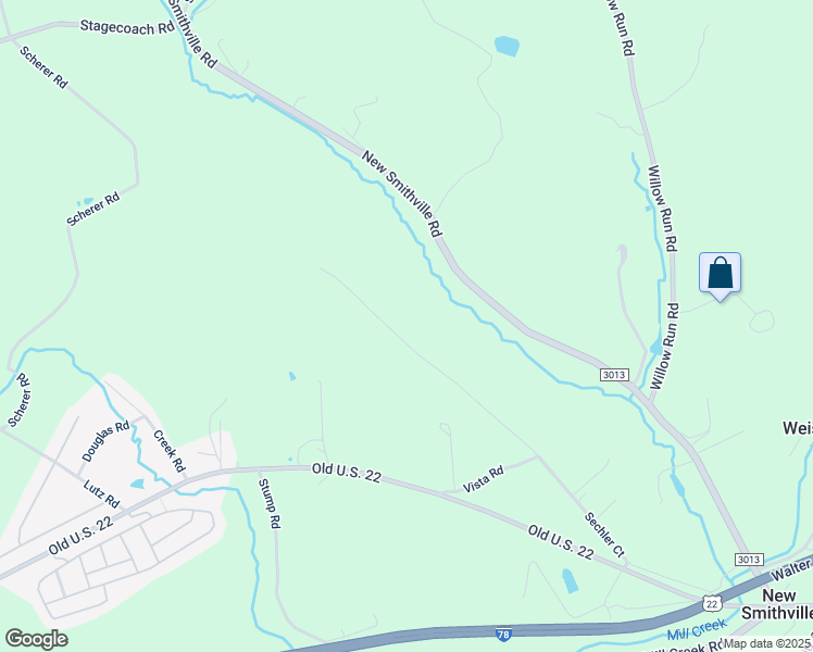 map of restaurants, bars, coffee shops, grocery stores, and more near 2995 Sechler Court in Kutztown