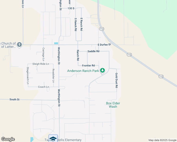 map of restaurants, bars, coffee shops, grocery stores, and more near 334 South Lariat Way in Grantsville