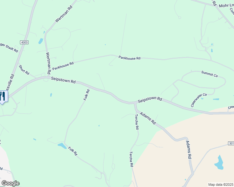 map of restaurants, bars, coffee shops, grocery stores, and more near 2119 Seipstown Road in Fogelsville