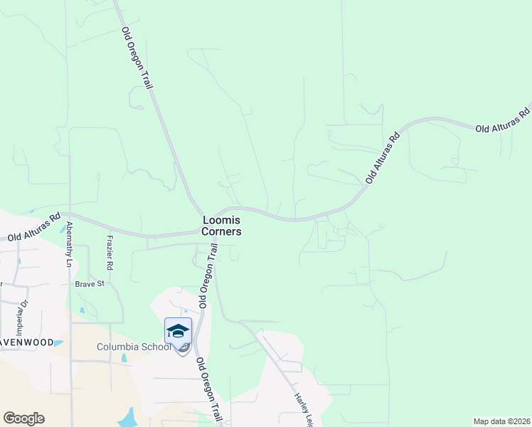 map of restaurants, bars, coffee shops, grocery stores, and more near 10400 Hobbie Acres Drive in Redding