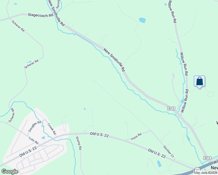 map of restaurants, bars, coffee shops, grocery stores, and more near 3019 Sechler Court in Kutztown