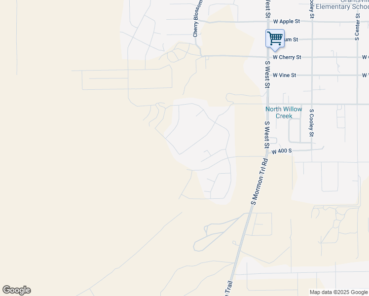 map of restaurants, bars, coffee shops, grocery stores, and more near 590 West Durfee Street in Grantsville