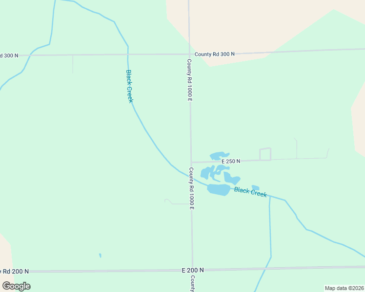 map of restaurants, bars, coffee shops, grocery stores, and more near 2573 North 1000 East in Van Buren