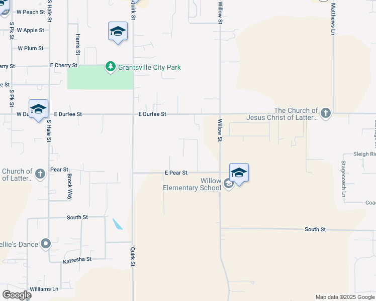 map of restaurants, bars, coffee shops, grocery stores, and more near 351 Ginny Circle in Grantsville