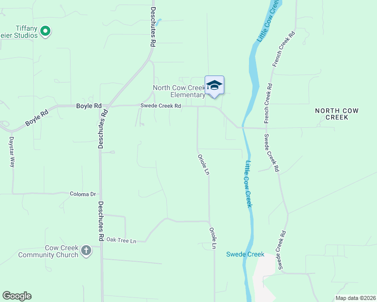 map of restaurants, bars, coffee shops, grocery stores, and more near 10410 Oriole Lane in Palo Cedro