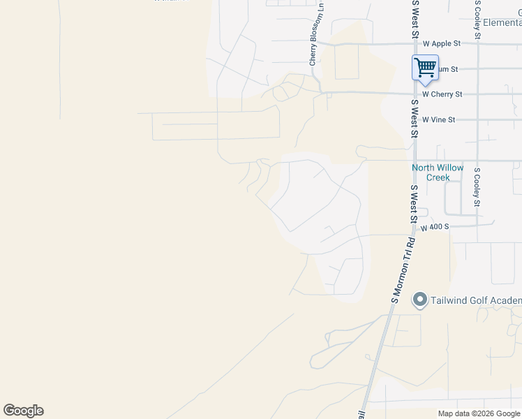 map of restaurants, bars, coffee shops, grocery stores, and more near 352 South Amber Field Drive in Grantsville