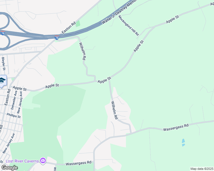 map of restaurants, bars, coffee shops, grocery stores, and more near 3720 Wilhelm Rd in Hellertown