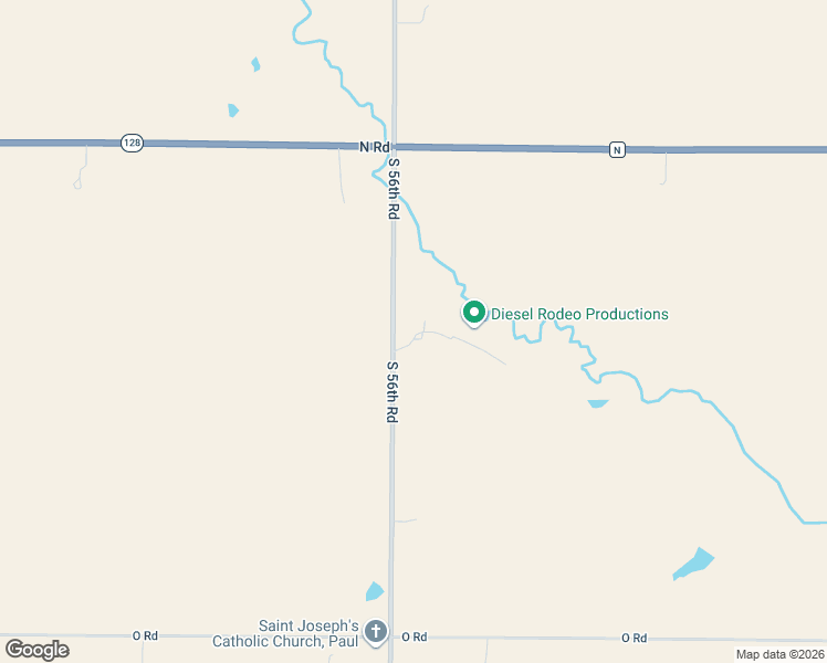 map of restaurants, bars, coffee shops, grocery stores, and more near 1171 South 56th Road in Nebraska City