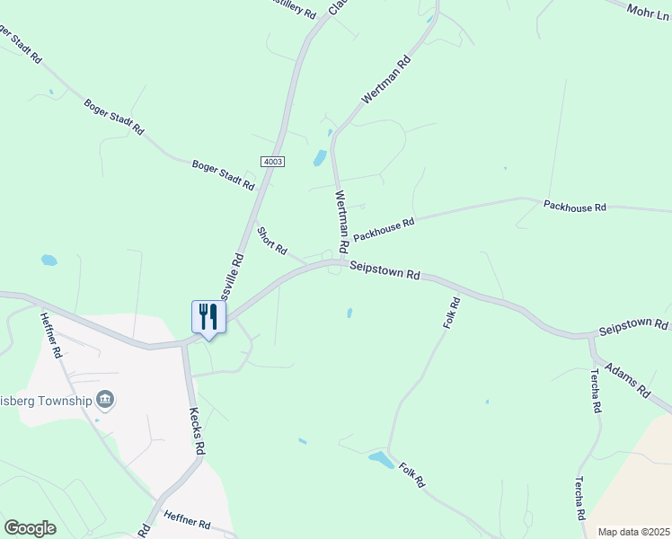 map of restaurants, bars, coffee shops, grocery stores, and more near in Lehigh County