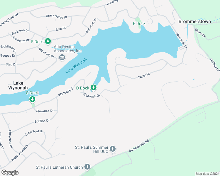 map of restaurants, bars, coffee shops, grocery stores, and more near 2318 Wynonah Drive in Auburn