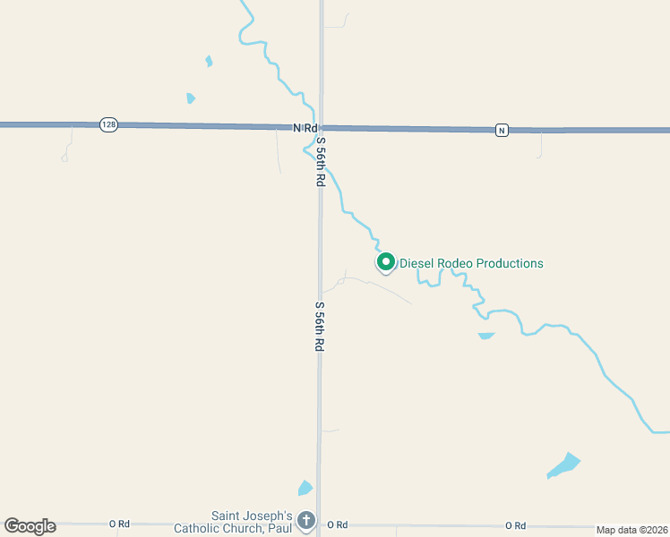 map of restaurants, bars, coffee shops, grocery stores, and more near 1171 South 56th Road in Nebraska City