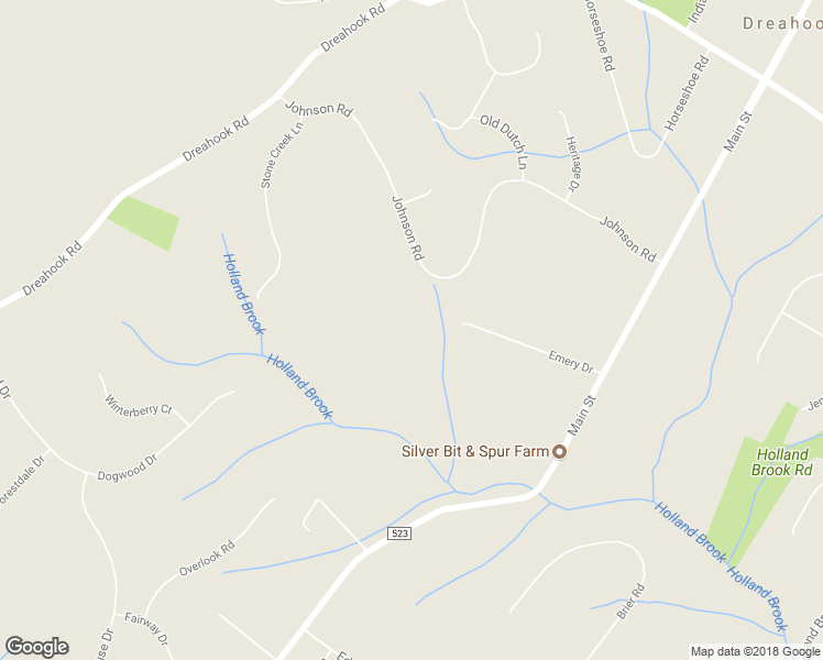 map of restaurants, bars, coffee shops, grocery stores, and more near 12 Emery Drive in Hunterdon County