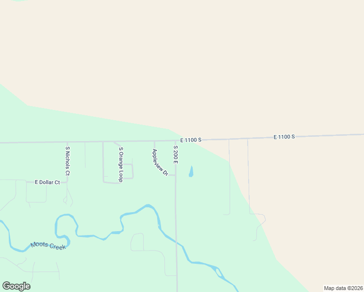 map of restaurants, bars, coffee shops, grocery stores, and more near 2001-2999 East 1100 South in Battle Ground
