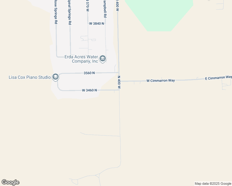 map of restaurants, bars, coffee shops, grocery stores, and more near 431 West 3460 North in Erda