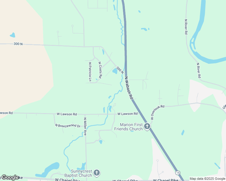 map of restaurants, bars, coffee shops, grocery stores, and more near 1819 West James Drive in Marion