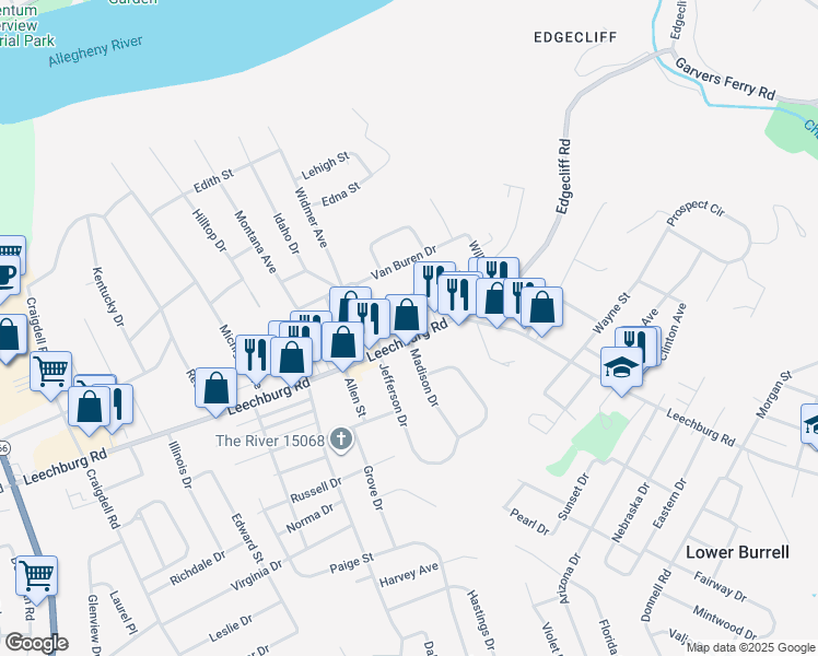 2769 Leechburg Road, Lower Burrell PA Walk Score