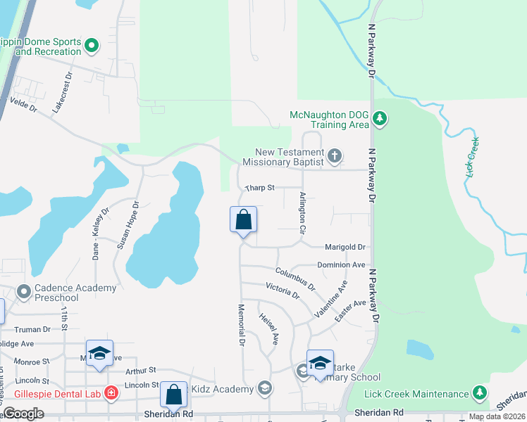 map of restaurants, bars, coffee shops, grocery stores, and more near 1908 Vicksburg Ct in Pekin