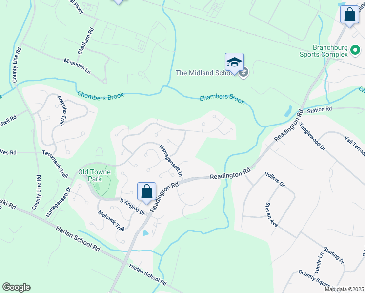 map of restaurants, bars, coffee shops, grocery stores, and more near 9 Shoshoni Way in Somerville