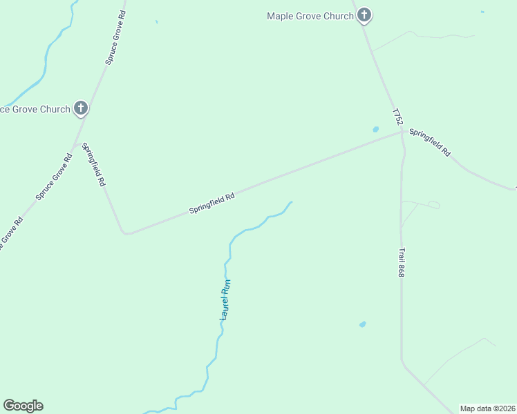 map of restaurants, bars, coffee shops, grocery stores, and more near 856 Springfield Road in Penn Run