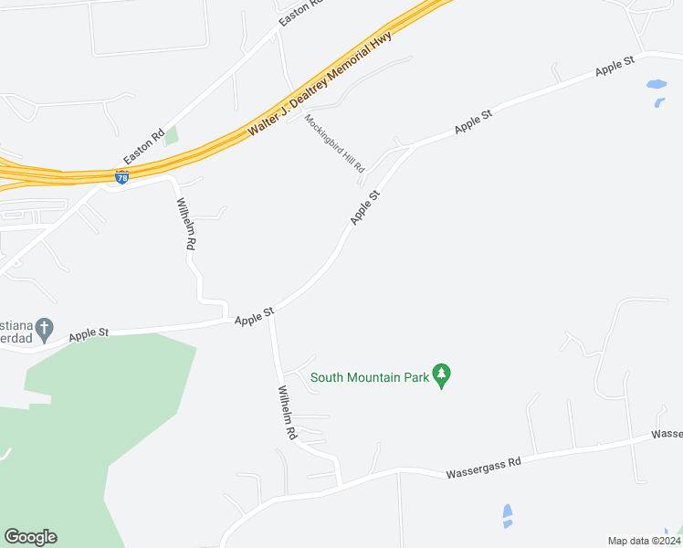 map of restaurants, bars, coffee shops, grocery stores, and more near 2226 Apple Street in Hellertown