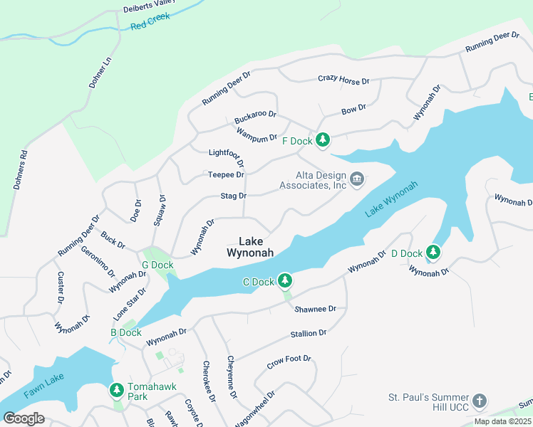map of restaurants, bars, coffee shops, grocery stores, and more near 1559 Wynonah Dr in Auburn