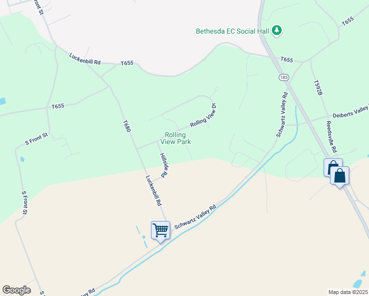 map of restaurants, bars, coffee shops, grocery stores, and more near 30 White Dog Drive in Schuylkill Haven
