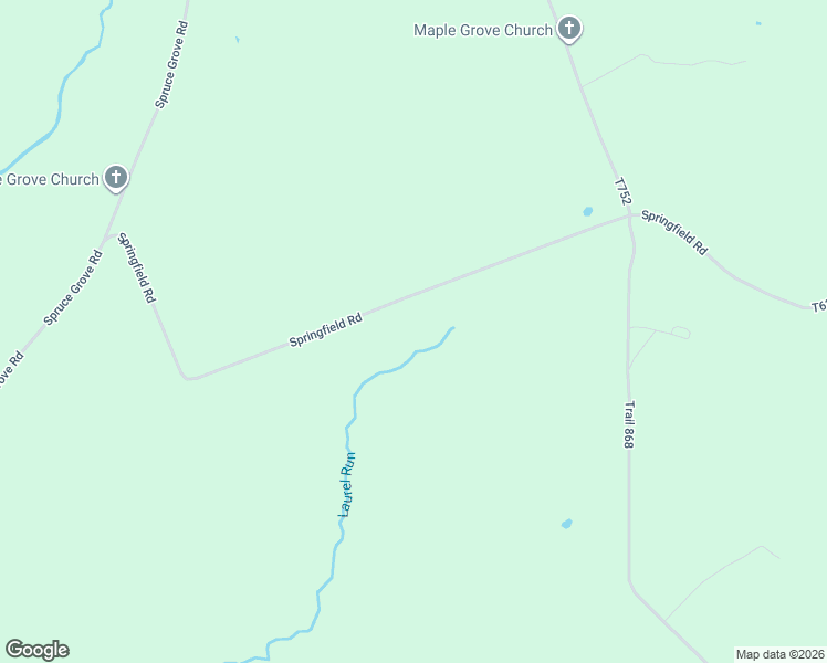 map of restaurants, bars, coffee shops, grocery stores, and more near 856 Springfield Road in Penn Run