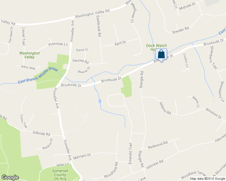 map of restaurants, bars, coffee shops, grocery stores, and more near 604 Emerald Trail in Bridgewater