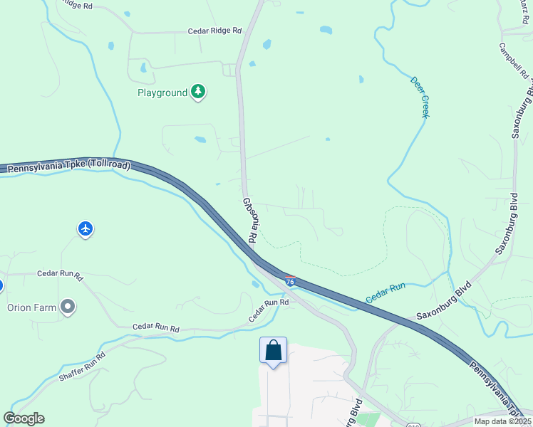 map of restaurants, bars, coffee shops, grocery stores, and more near 240 Myers Lane in Allison Park