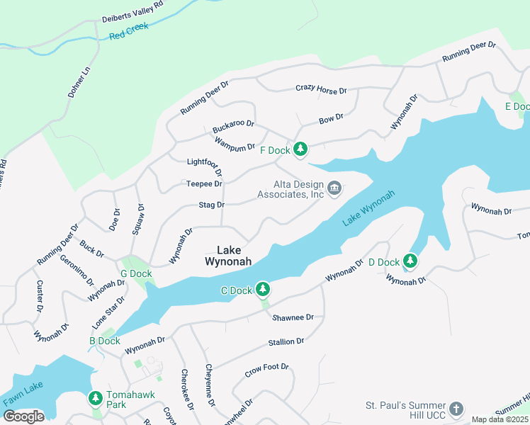 map of restaurants, bars, coffee shops, grocery stores, and more near 1551 Wynonah Drive in Auburn